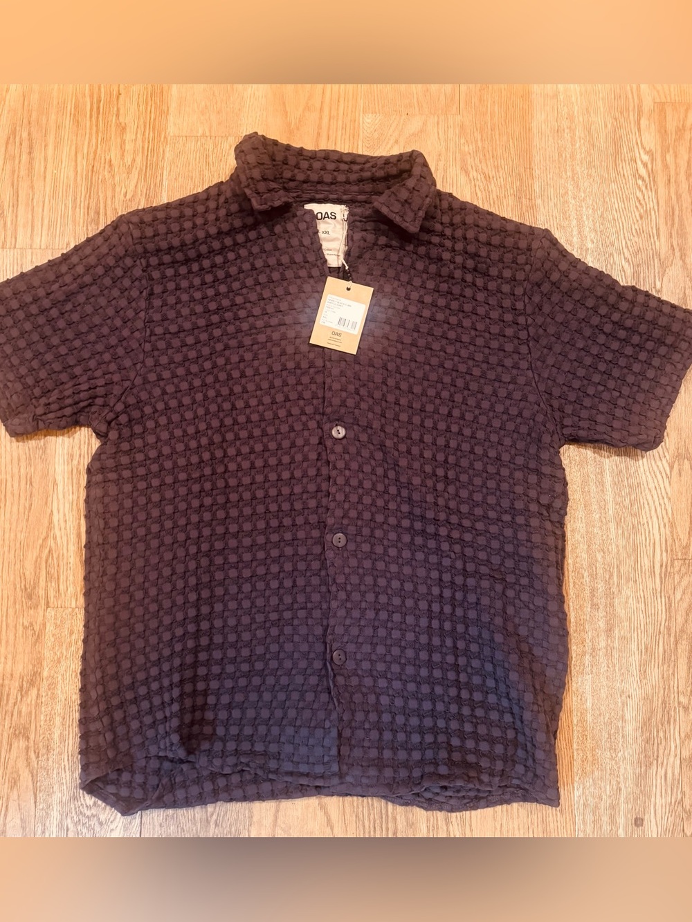 OAS Porto Waffle Shirt NWT XXL